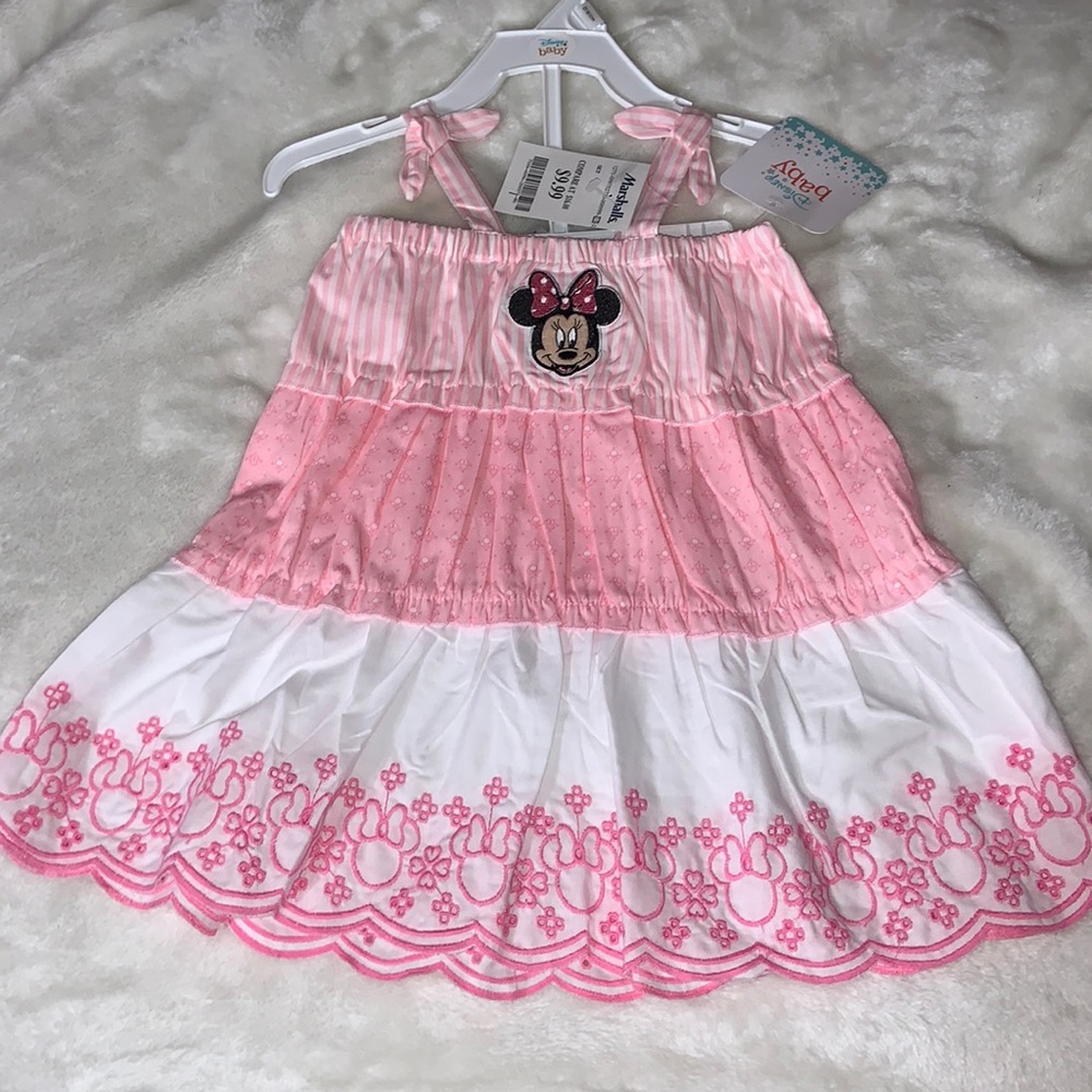 Disney baby girl tiered sundress (mini mouse) 12 months